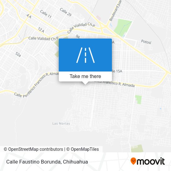 Calle Faustino Borunda map