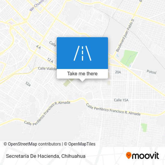 Secretaría De Hacienda map