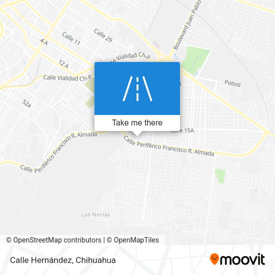 Calle Hernández map