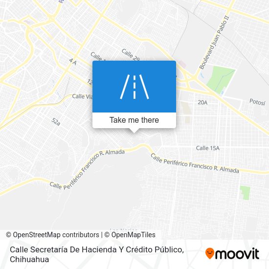 Calle Secretaría De Hacienda Y Crédito Público map