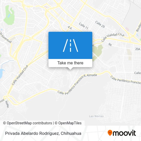 Privada Abelardo Rodríguez map