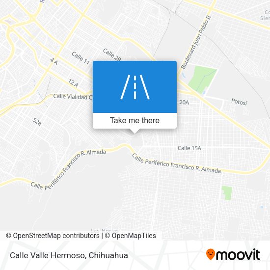Calle Valle Hermoso map
