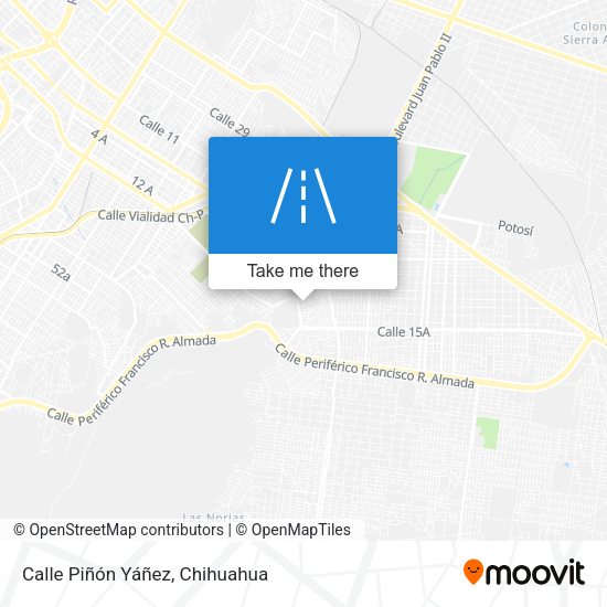 Mapa de Calle Piñón Yáñez