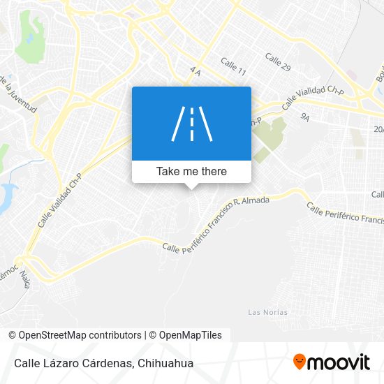 Calle Lázaro Cárdenas map