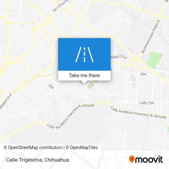 Mapa de Calle Trigésima
