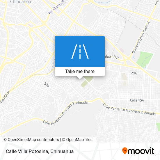 Calle Villa Potosina map