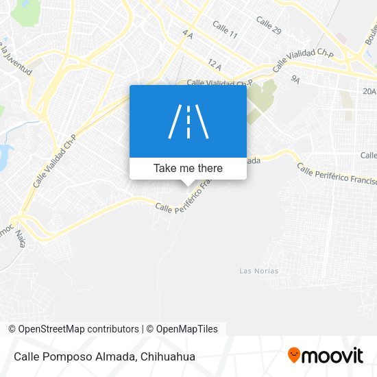 Calle Pomposo Almada map