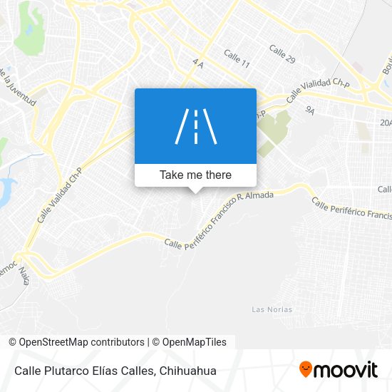 Mapa de Calle Plutarco Elías Calles