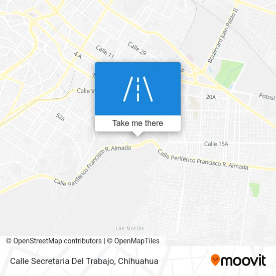 Calle Secretaria Del Trabajo map