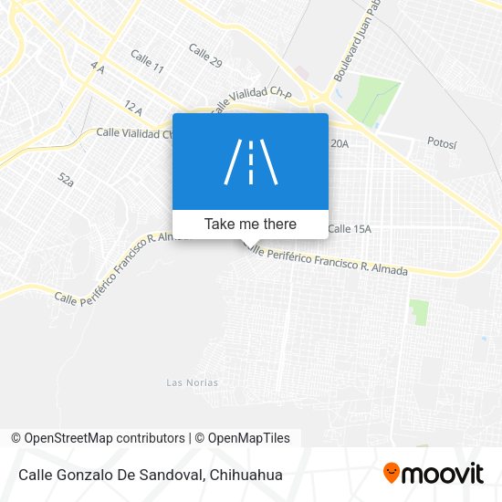 Calle Gonzalo De Sandoval map