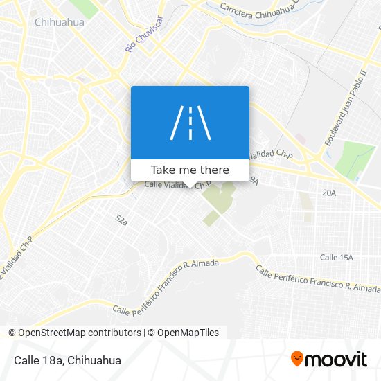 Calle 18a map