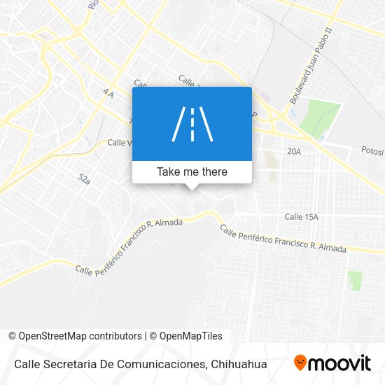 Calle Secretaria De Comunicaciones map