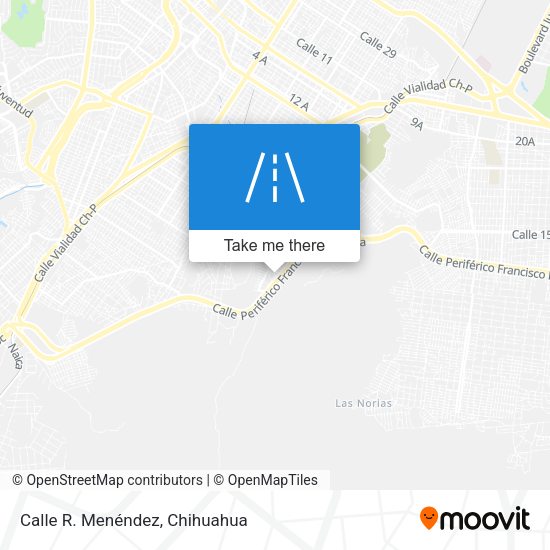 Calle R. Menéndez map