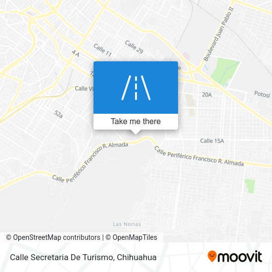 Calle Secretaria De Turismo map