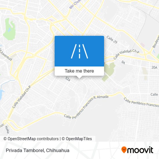 Mapa de Privada Tamborel
