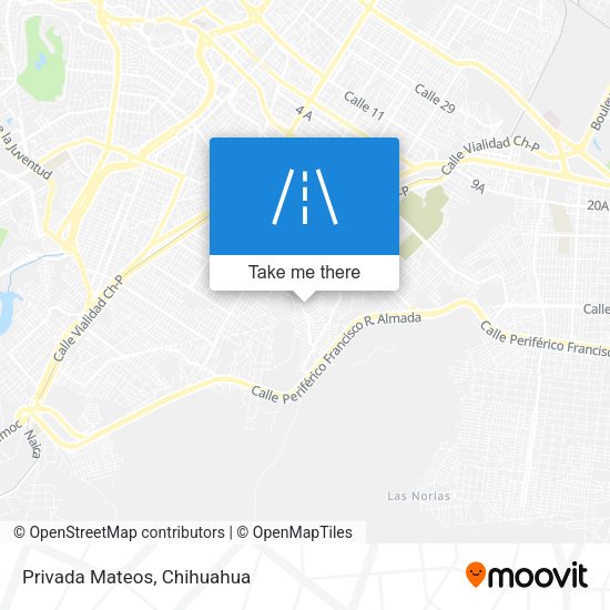 Mapa de Privada Mateos