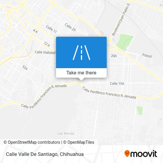 Calle Valle De Santiago map