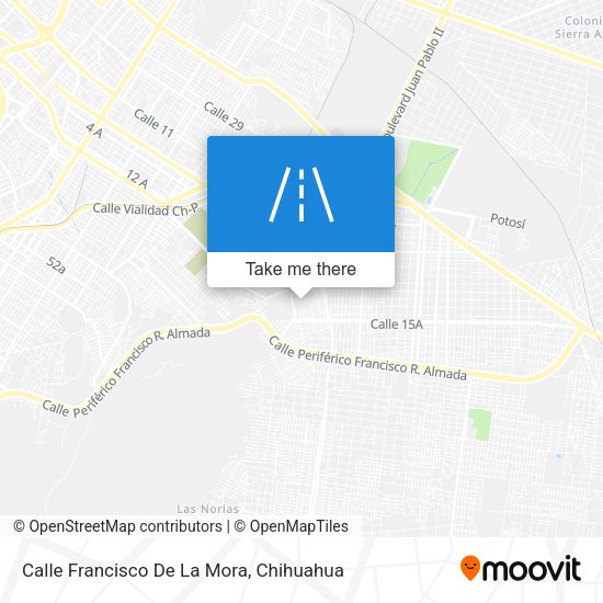 Calle Francisco De La Mora map