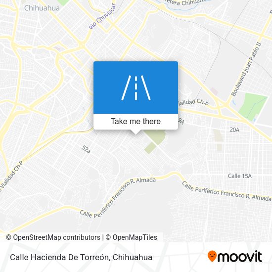 Mapa de Calle Hacienda De Torreón