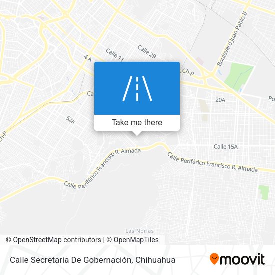 Calle Secretaria De Gobernación map