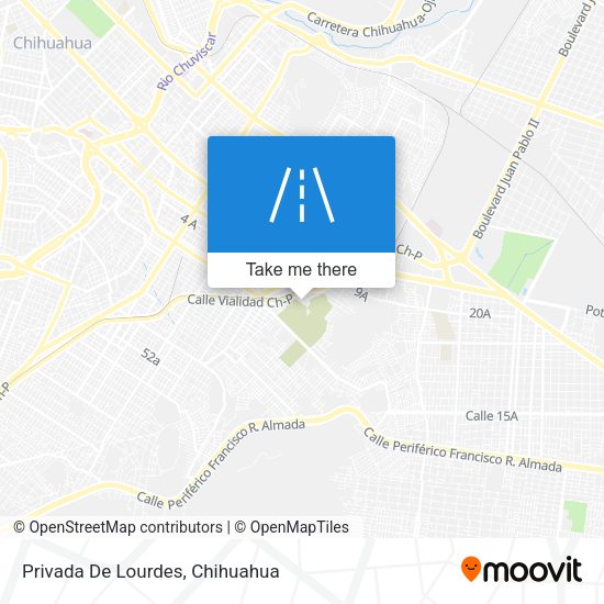 Privada De Lourdes map