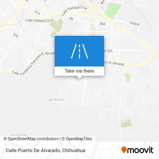 Calle Puerto De Alvarado map