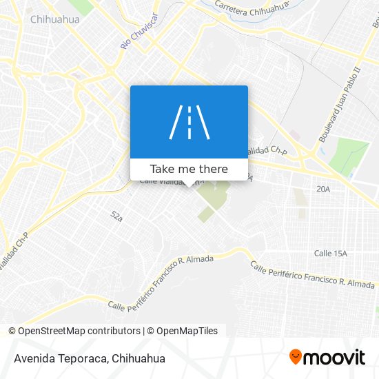 Avenida Teporaca map