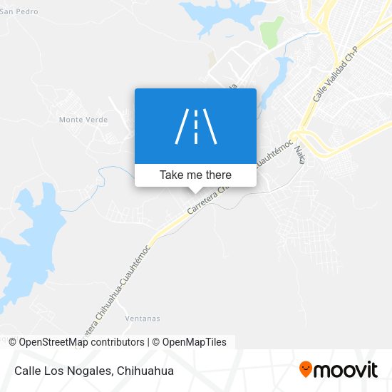 Mapa de Calle Los Nogales