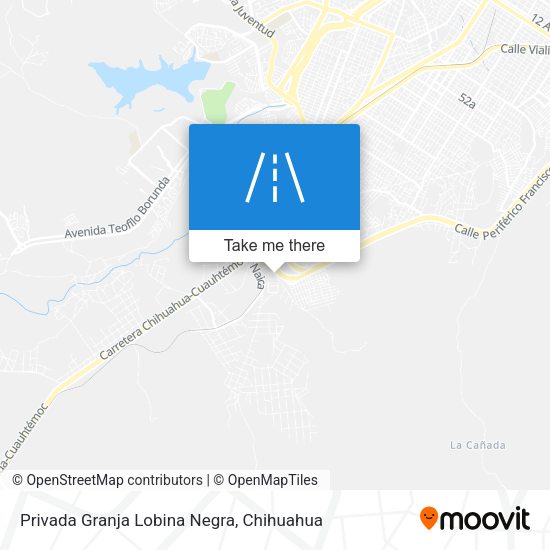 Privada Granja Lobina Negra map