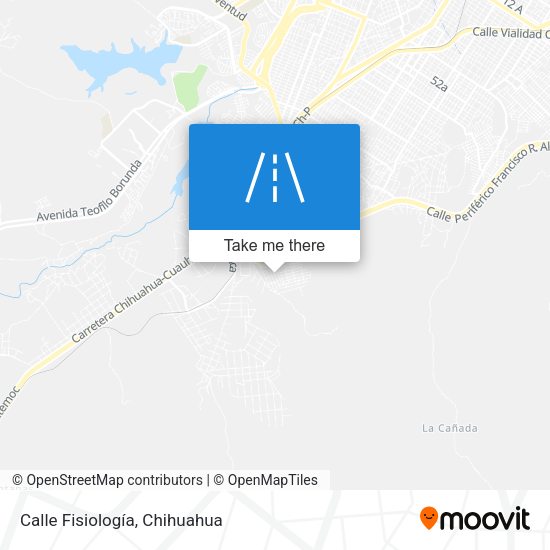 Calle Fisiología map