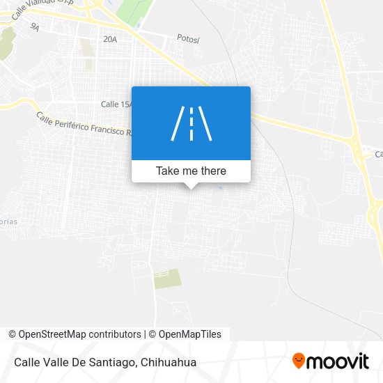 Calle Valle De Santiago map