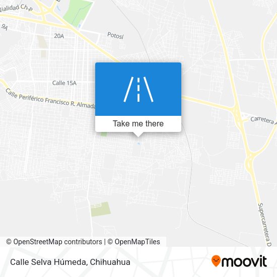 Calle Selva Húmeda map