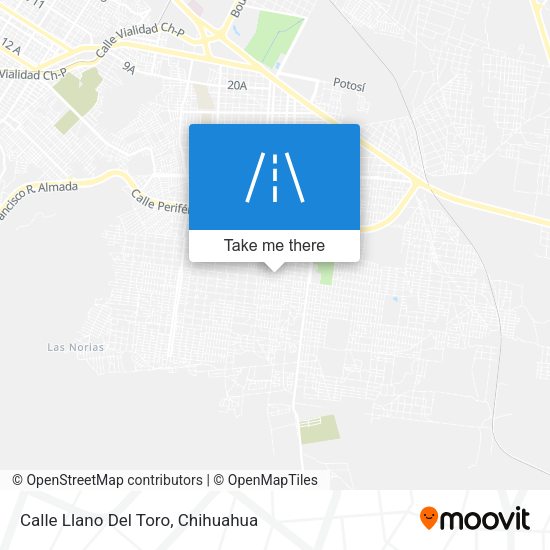 Calle Llano Del Toro map