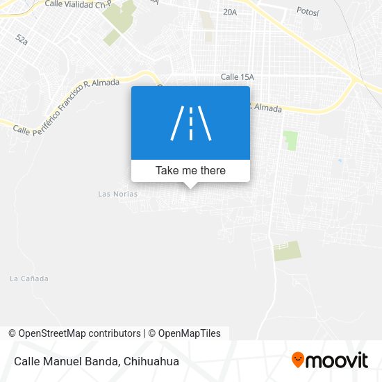 Mapa de Calle Manuel Banda