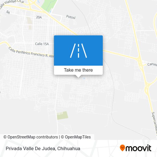 Mapa de Privada Valle De Judea