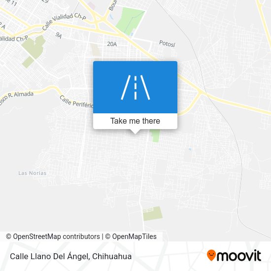 Calle Llano Del Ángel map