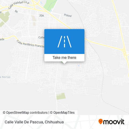 Calle Valle De Pascua map