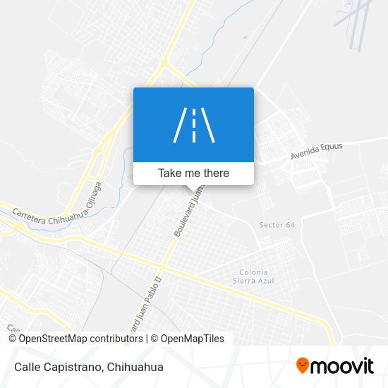 Mapa de Calle Capistrano