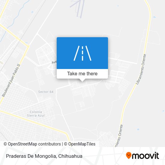 Mapa de Praderas De Mongolia
