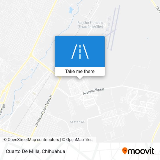 Mapa de Cuarto De Milla