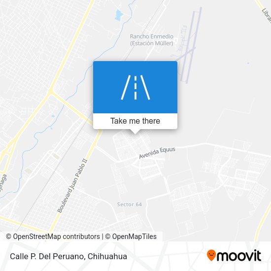 Mapa de Calle P. Del Peruano
