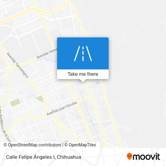Calle Felipe Ángeles I map
