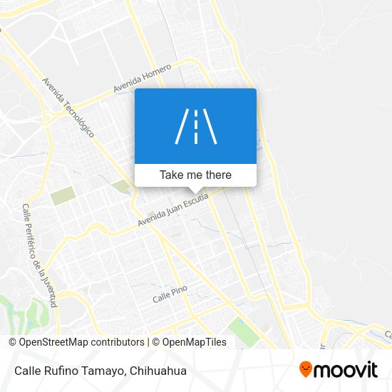Calle Rufino Tamayo map