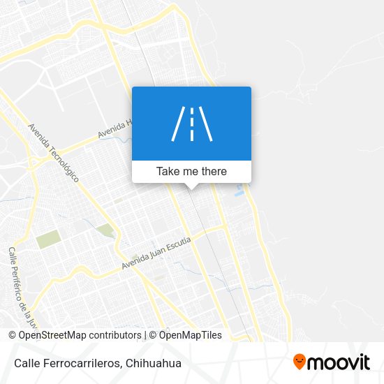 Calle Ferrocarrileros map