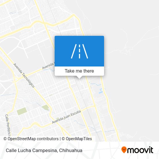 Calle Lucha Campesina map