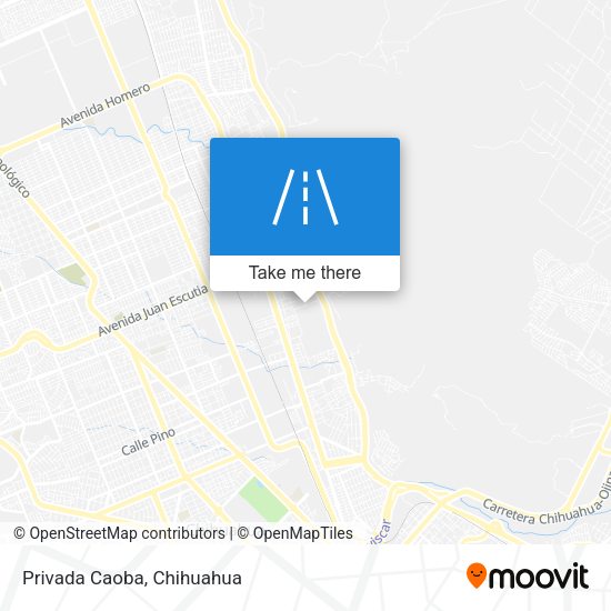Mapa de Privada Caoba