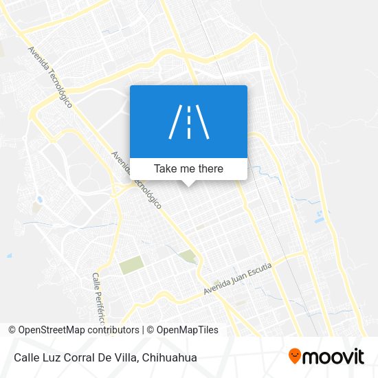 Calle Luz Corral De Villa map