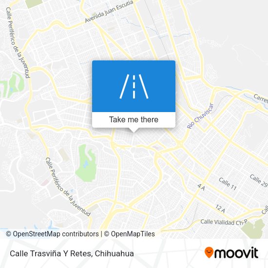 Mapa de Calle Trasviña Y Retes
