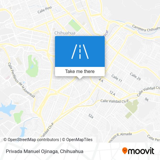 Privada Manuel Ojinaga map