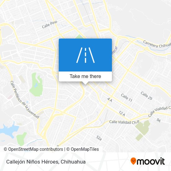 Mapa de Callejón Niños Héroes